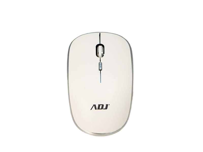 Kit Wireless ADJ KW10 Platinum: Tastiera Multimediale + Mouse Ergonomico - Resistente agli schizzi d'acqua - Colore Silver