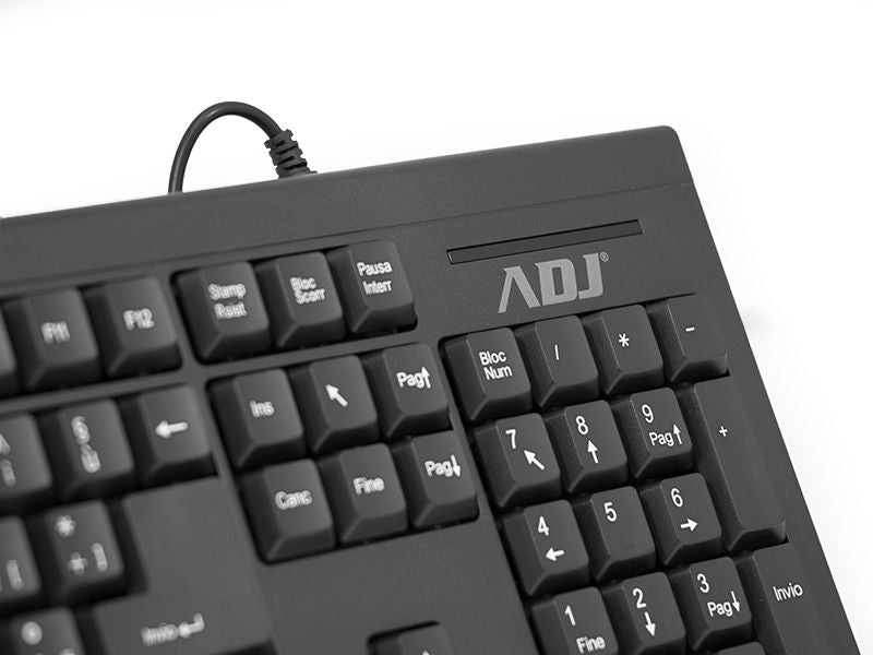 Tastiera ADJ TA108 Multimedia Pure Keyboard USB - 8 tasti Multimediali - Colore Nero