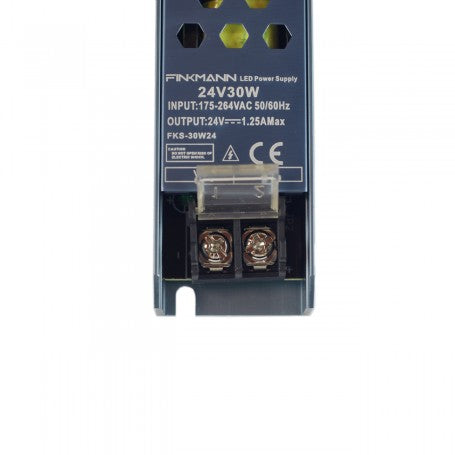 Alimentatore FINKMANN 30W 24V, IP20 - serie Black Switch