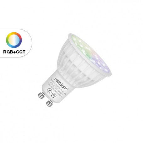 Faretto LED GU10 4W RGB+CCT Dimmerabile