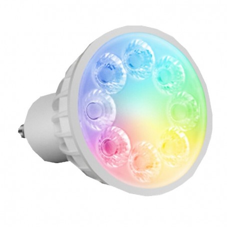 Faretto LED GU10 4W RGB+CCT Dimmerabile